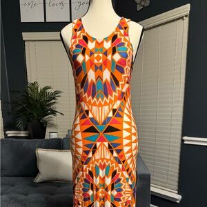 Venus Multi Colored Maxi Dress